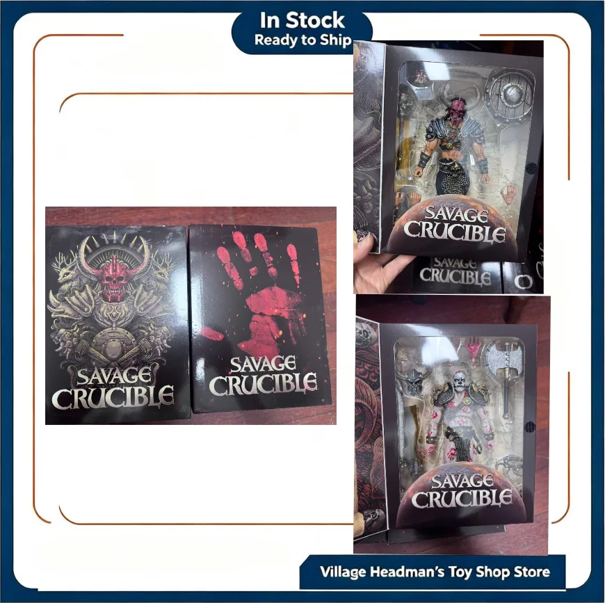IN STOCK Spot Savage Crucible WF Exhibition Limited Blood Handprint Skeleton Movable Doll Toy Gift Collection