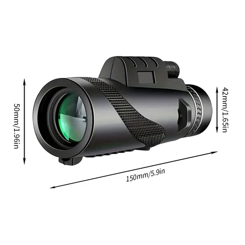Imagen 2 del producto Telescopio Monocular 8X42 Ipx4 impermeable Bak4 prisma Fmc revestimiento para escalada de montaña caza senderismo turismo Camping