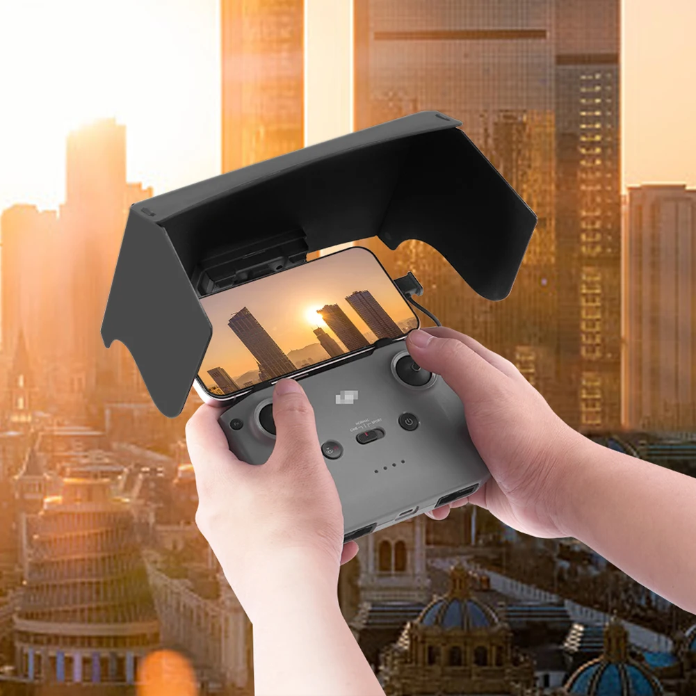 شاشة التحكم عن بعد ظلة مضادة للوهج ظلة ملحقات طائرة بدون طيار حماية العين لـ Mavic 3/Mini 2/Air 2S/MINI 3 Pro RC-N1