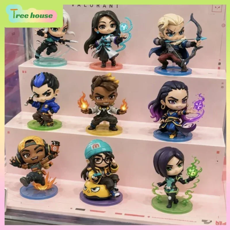 Authentic VALORANT Classic Agents Series Blind Box Figure | Collectible Game Figure Ornament | Desk Decor | Neom & Clove