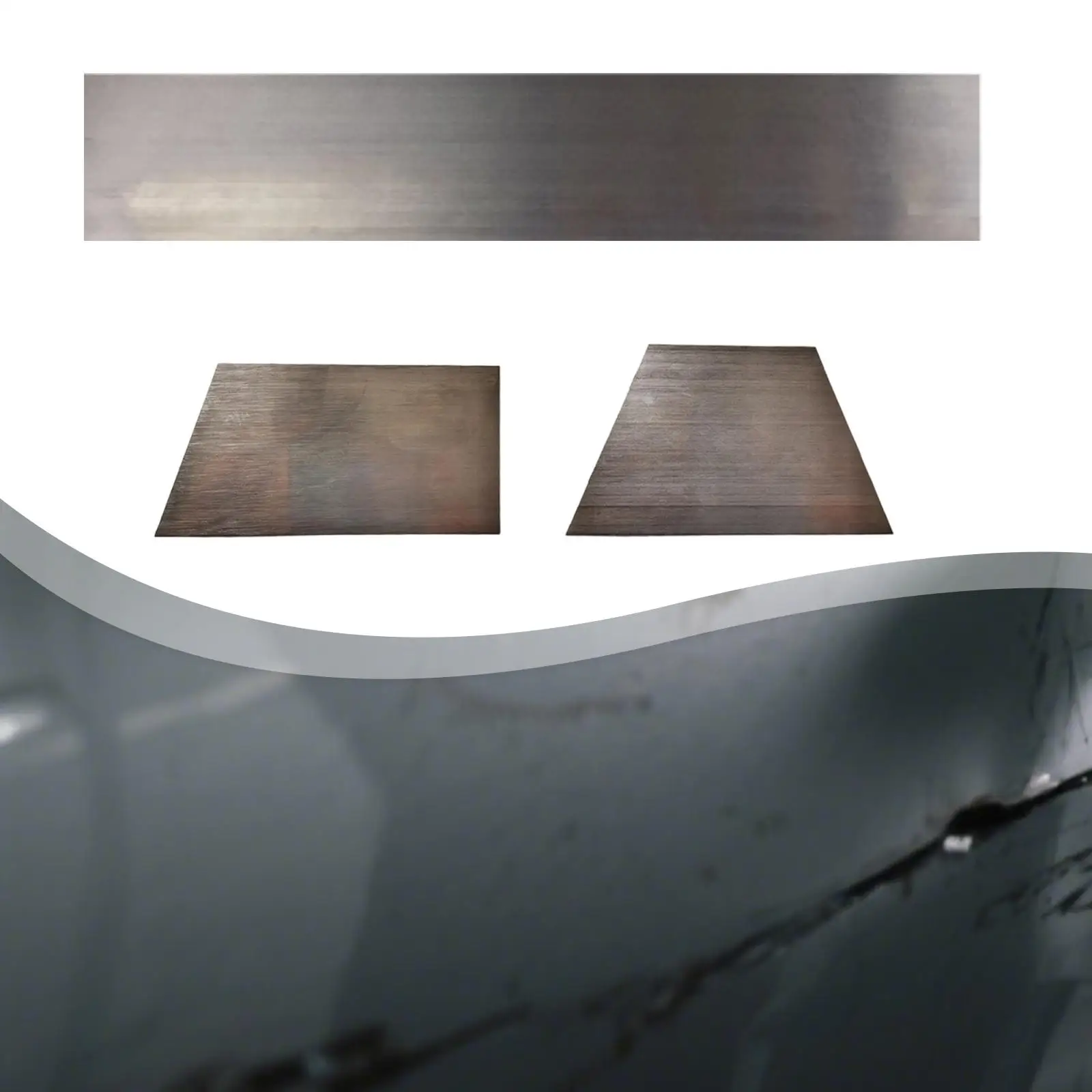 

Набор из 3 стальных пластин для разглаживания автомобильного шпатлевки, инструмент для ремонта вмятин, универсальный многоразовый ручной инструмент для авторемонта