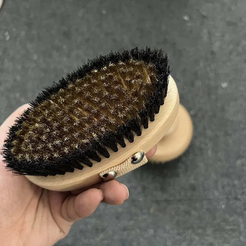 فرشاة جافة للجسم بسلك نحاسي لتقليل فرشاة تدليك ميريديان السيلوليت #3