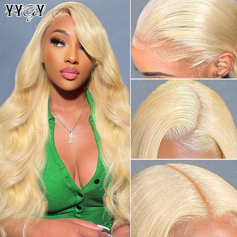 

Blonde 613 Body Wave Lace Front Wig 13x6 Transparent Lace Front Human Hair Wigs Glueless Indian Hair Wigs For Women Human Hair