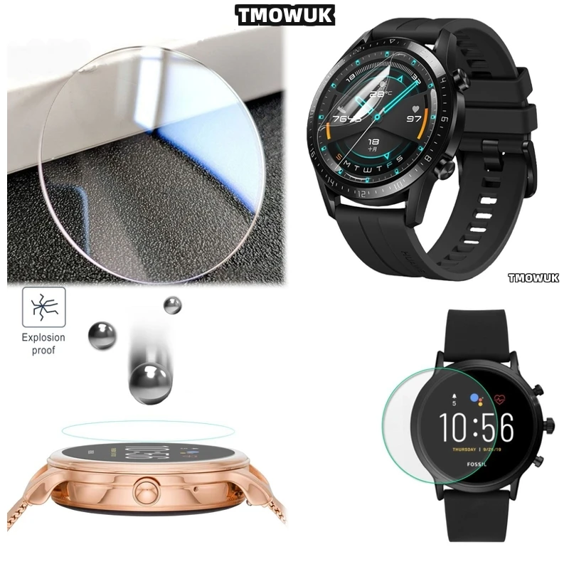

For FOSSIL Gen 5 5E 6 42MM 44MM - Tempered Glass - Ultra-Thin HD Anti-Scratch 9H Screen Protector For Smartwatch