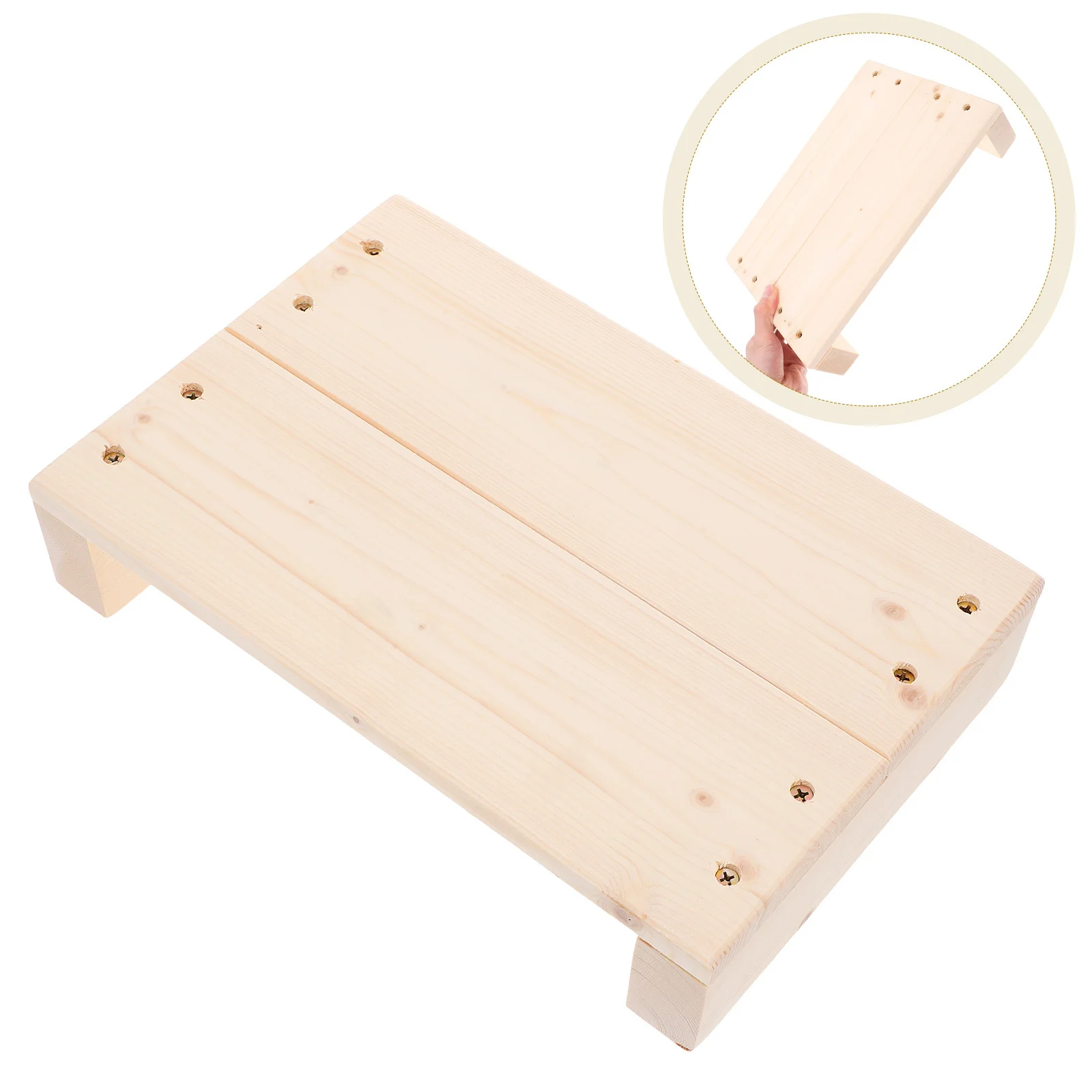 Wooden Step For Bedroom High Bed Steps Adults Indoor Outdoor Use Footrest Under Desk Bathroom Kitchen Space Saving Safe