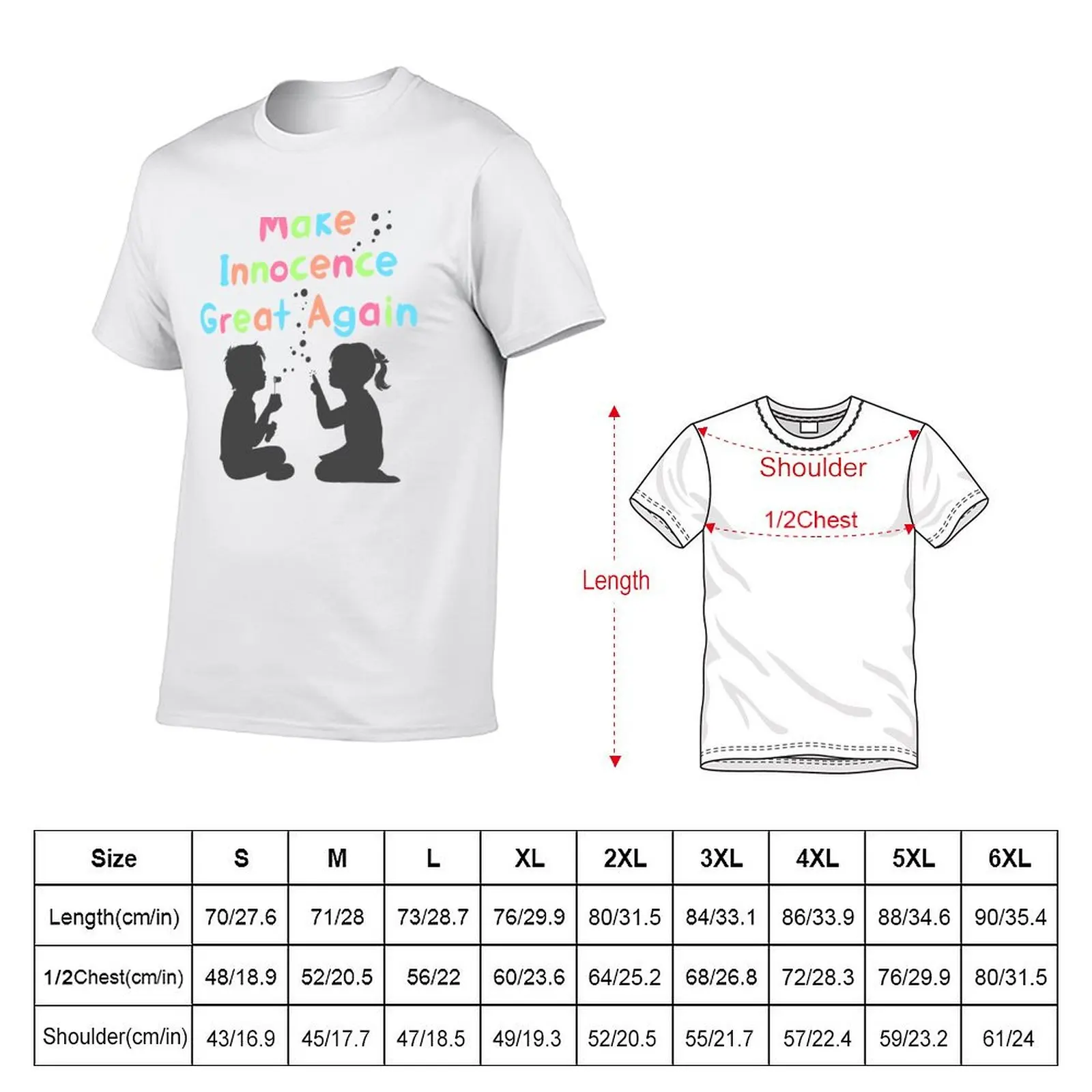 Make Innocence Great Again - Dark T-Shirt Breathable Gym Short Sleeve T-Shirt