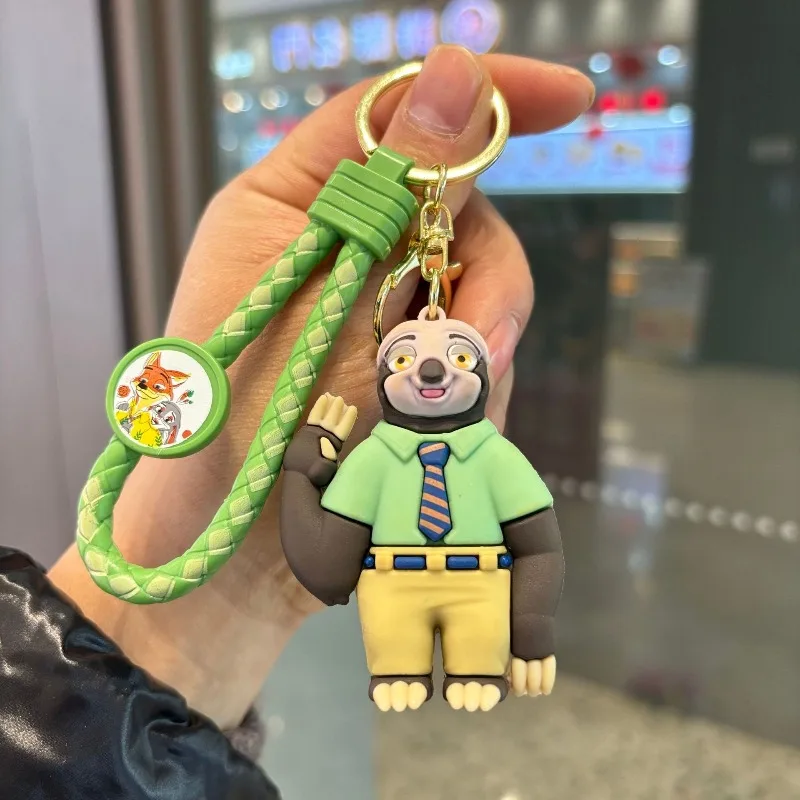 Creative Zootopia Keychain - Cute Cartoon Judy Rabbit Plush Couple Bag Accessories Small Gift