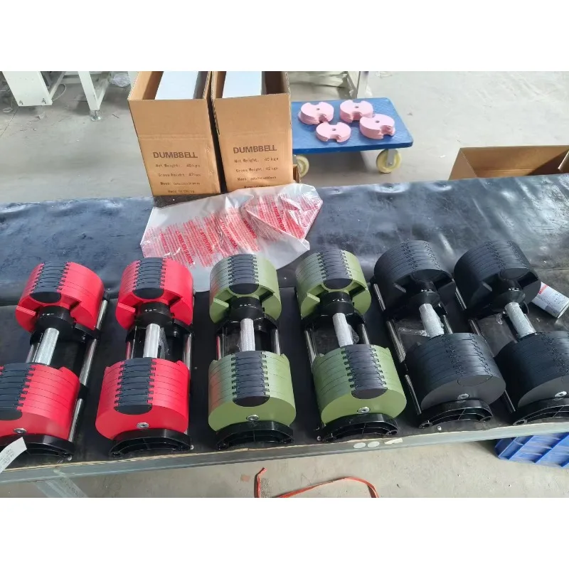 YTYIN 40kg Adjustable Dumbbell Set Free Weights With Iron Weight Plates Multi-Gym Fitness Equipment Workout Essentials