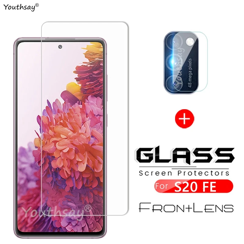 

For Samsung Galaxy S21 FE Glass Screen Lens Film Protector Tempered Glass For Samsung S21 FE Plus S20 FE A52 A72 A22 A51 Glass