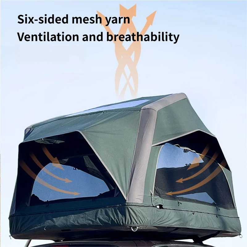 Four Season Double Layer Breathable UV Resistant Roof Tent Quick Setup Cost Effective Overlanding Shelter