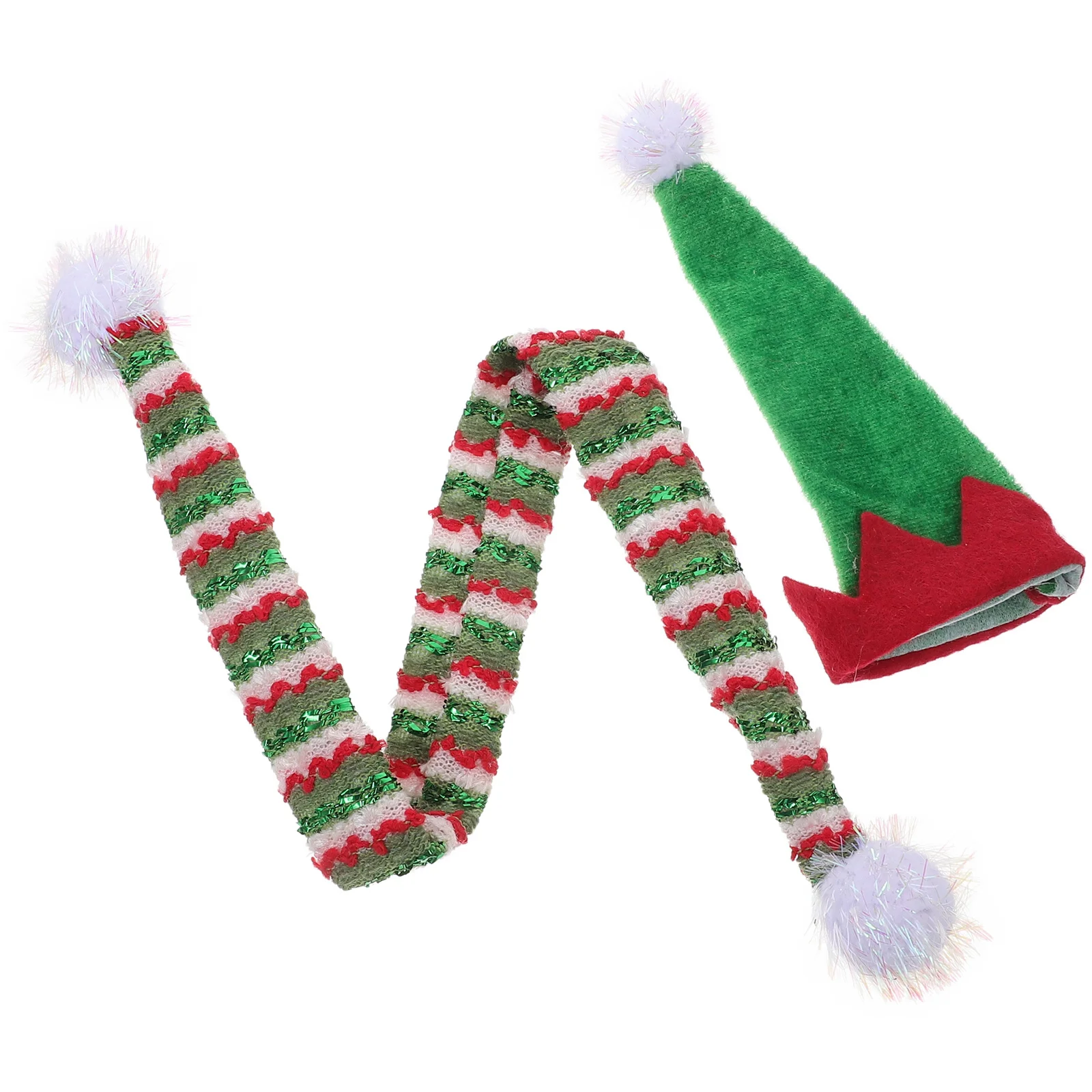 

1Set Christmas Wine Bottle Mini Santa Hat Scarf Decoration Holiday Table Decor Festive Xmas Wine Bottle Accessory Reusable