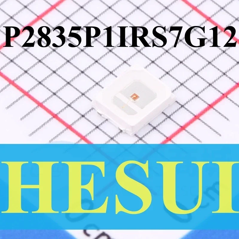 1/10PCS Infrared emission tube P2835P1IRS7G12 660nm Original SMD 3.5x2.8mm