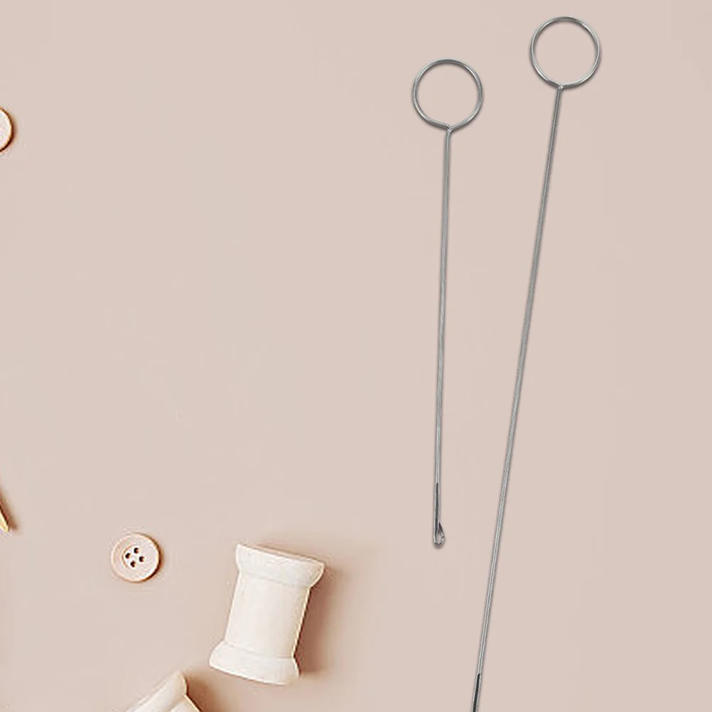 

2pcs Rope Threader Tool Drawstring Threading Device For Pants Sweatpants Swim Trunks Sewing Craft Needle Threaders String Tool