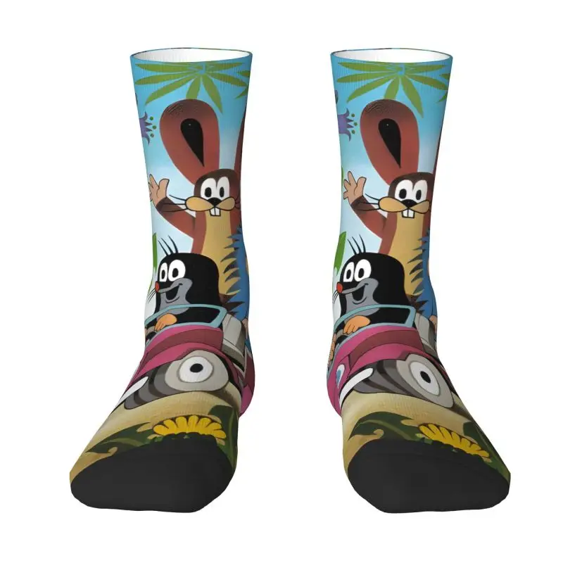 

Custom The Little Mole Mens Crew Socks Unisex Cute 3D Printing Cute Cartoon Dress Socks