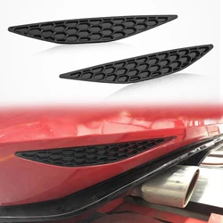 1Pair Honeycomb Rear Bumper Reflective Sticker For Golf 7 GTI MK7 2014-2018 Rear Bar Bumper Strips Sticker