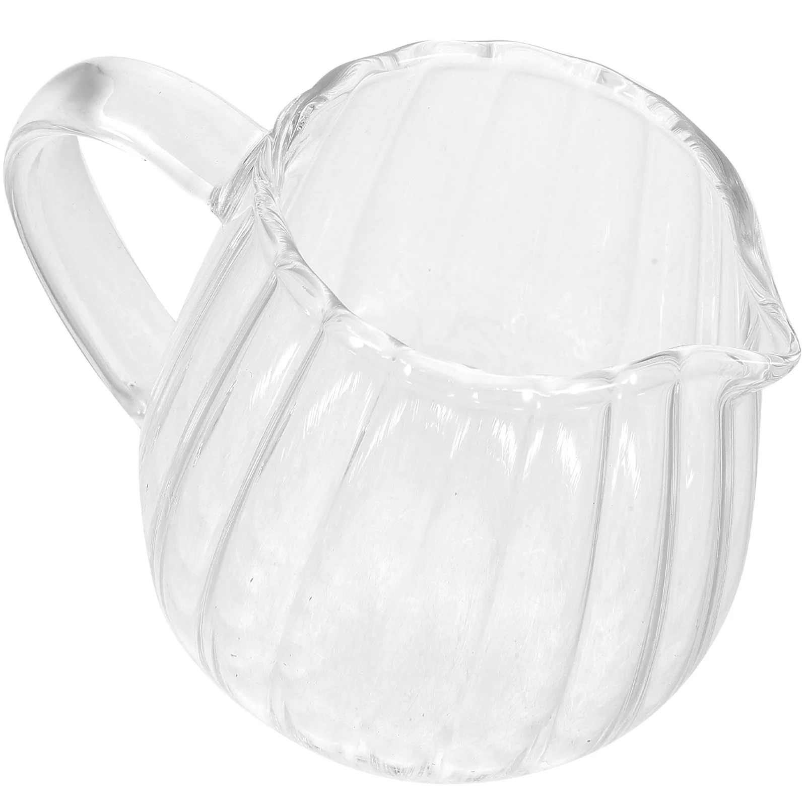 

Cup Glass Milk Jug Espresso Steaming Pitcher Coconut Carton Coffee Frother Transparent Measuring for Latte Travel