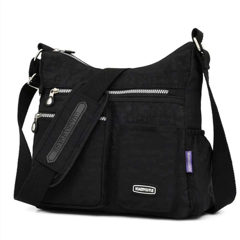 

Nylon Women Crossbody Bag Nylon Waterproof Handbag Female Simple Shoulder Bag Travel Large Capacity Messenger Bag Purse Bags