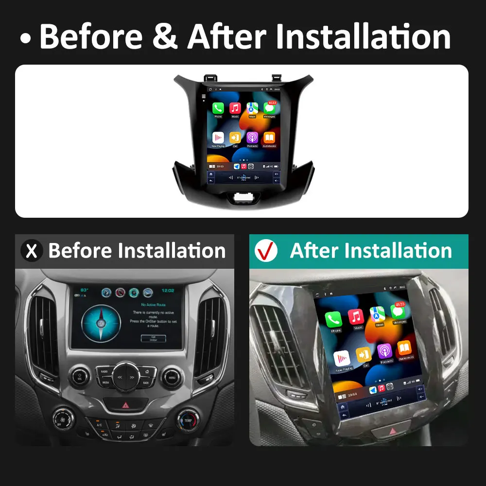 for Chevrolet Cruze 2015 2016 2017 - 2018 Car Multimedia Radio Video Player DSP Stereo GPS Navigation IPS Touch Screen Head Unit