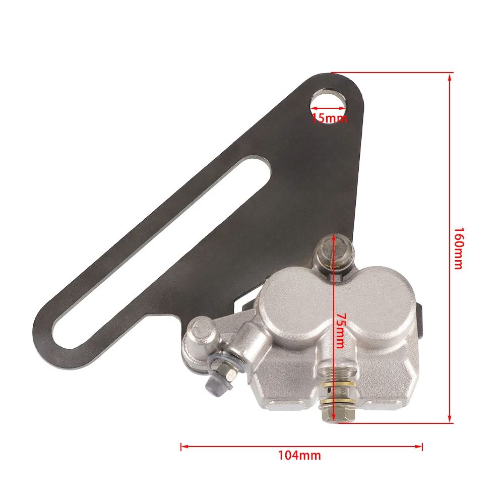 Motorradzubehör 15 mm Bremsscheibe hinten oben und unten Pumpe Bremssattel für 150 cc 140 cc 250 cc Motorrad Dirt Pit Bike – Detail 1
