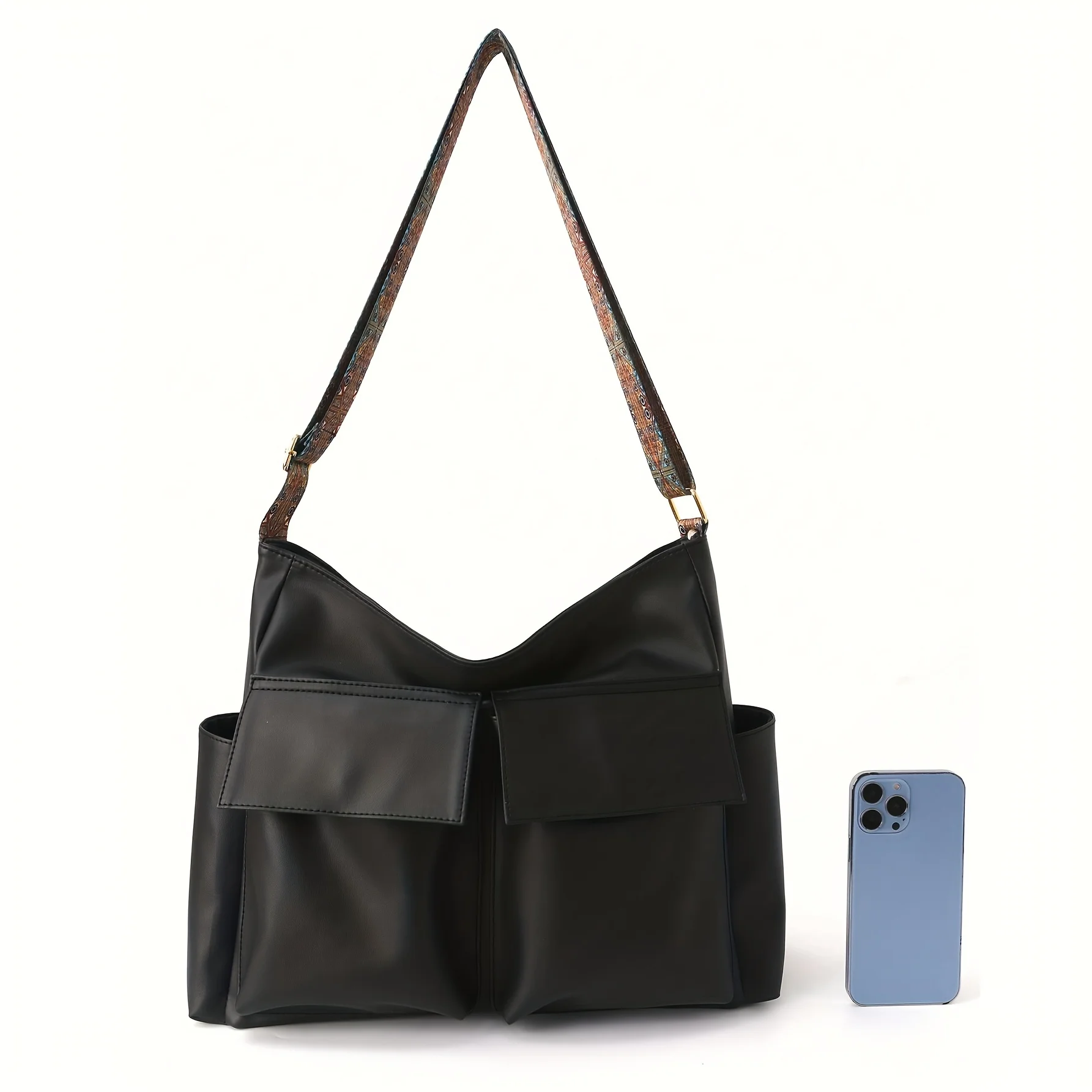 Pockets Crossbody Bag, Daily Commuting Tote Bag, Multi-Pocket Multi-Functional Shoulder Bag, Suitable For Women To Go Out And Tr
