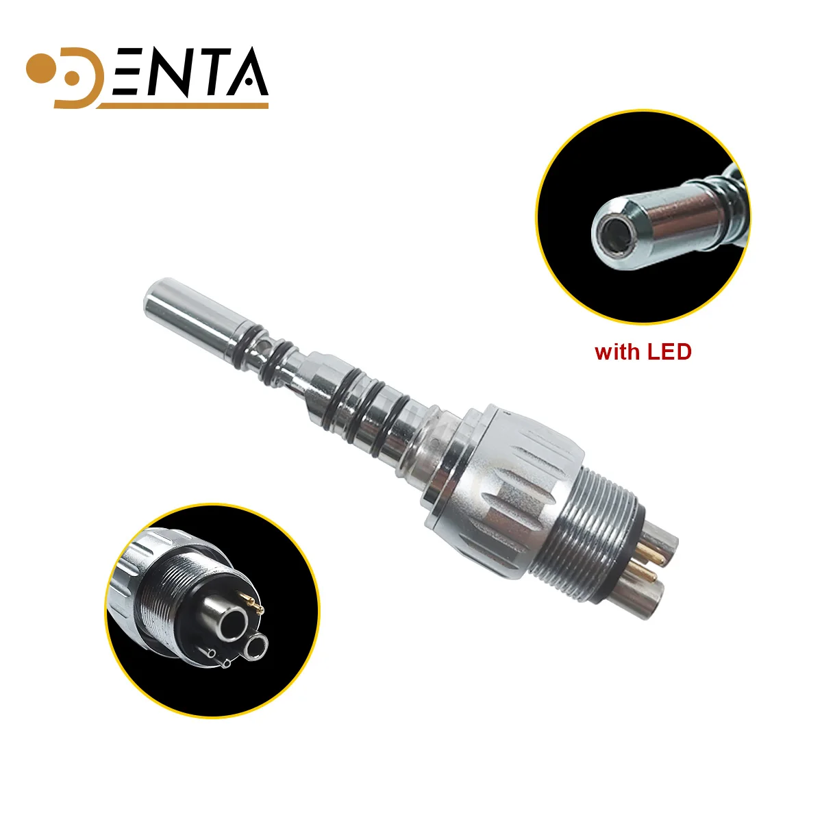 1pcs 6 hole Dental Quick Coupler Coupling Fit Kavo Fiber Optic Handpiece 6Hole Dentistry tools