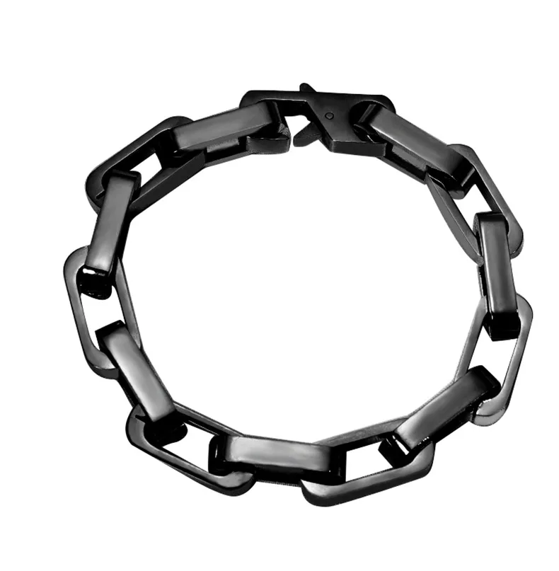 Ceramics Bamboo Necklaces Bracelets for Men Women Waterproof Square Rhombus Chain Accessories