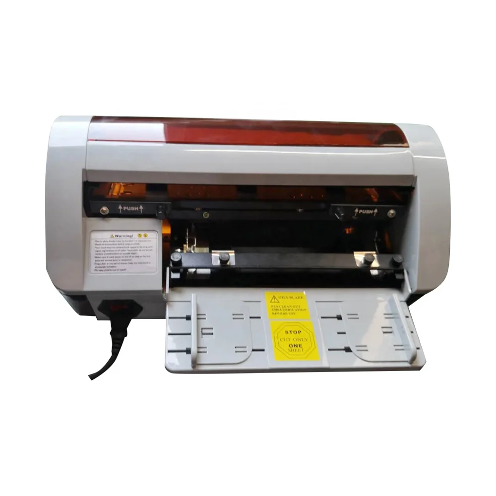 QK-001 Semi-automatic Portable Electric Business Card Paper Cutter Cutting Machine