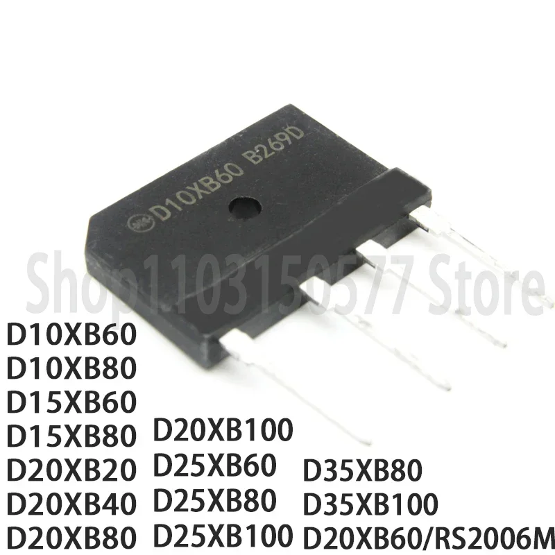 1PCS-D10XB60 D10XB80 D15XB60 D15XB80 D20XB20 D20XB40 D20XB60/RS2006M D20XB80 D20XB100 D25XB60 D25XB80 D25XB100 D35XB80 D35XB100
