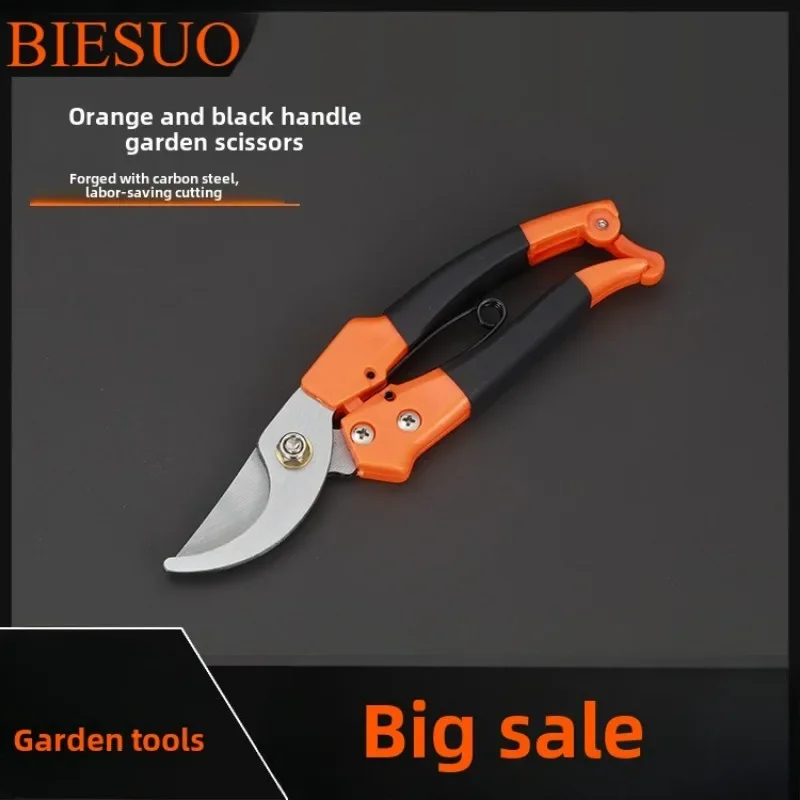 

BIESUO Hardware Agricultural Bonsai Fruit Picker Scissors Garden Pruning Horticultural Branch Scissors