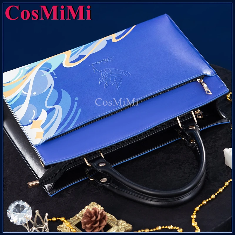 CosMiMi Game Genshin Impact Furina Косплей Тема Impression Портфель Ежедневный консервативный пригородный рюкзак Сумка-мессенджер Прекрасный Itabag