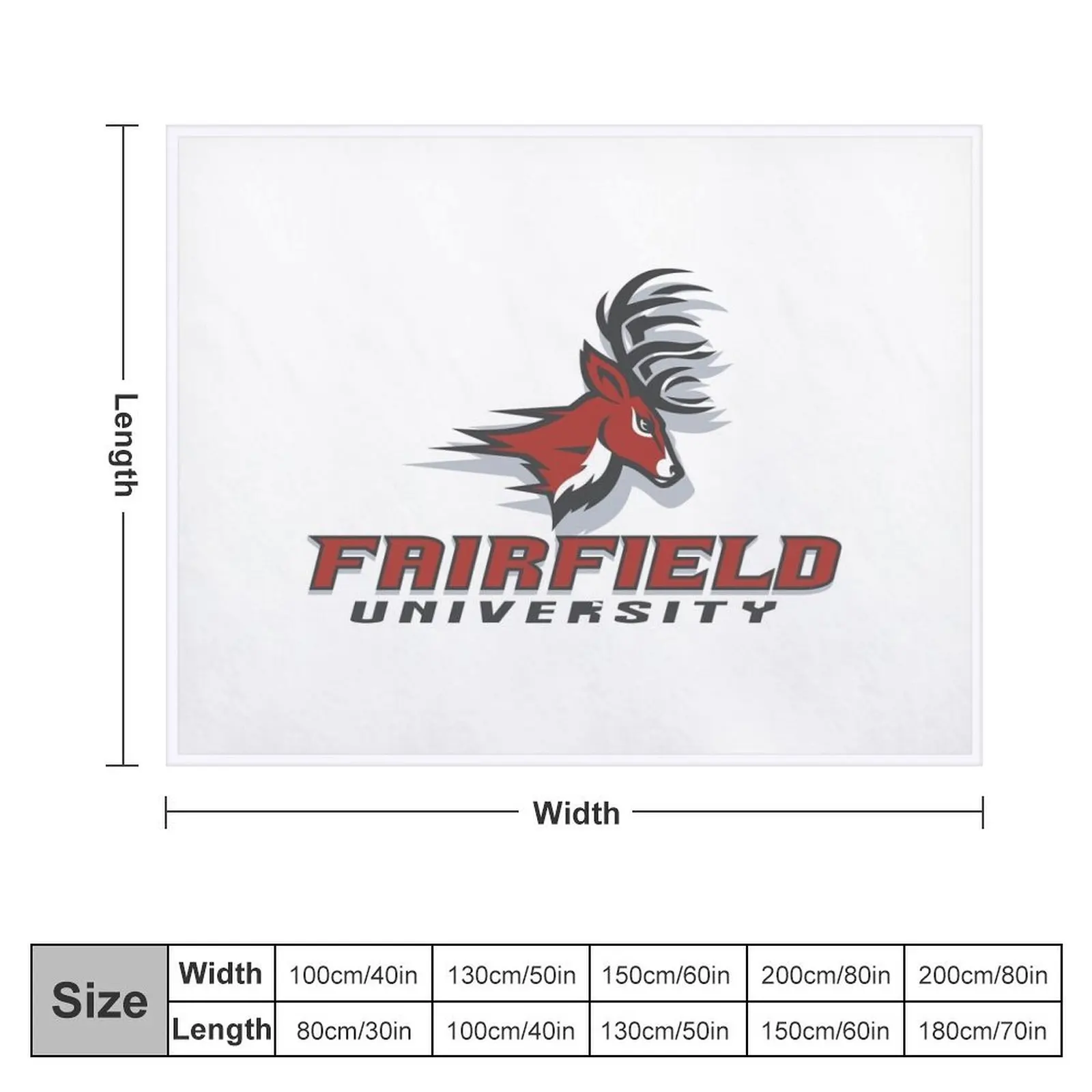 Fairfield Stags Throw Blanket Blankets For Sofas for babies Decorative Sofa Blankets