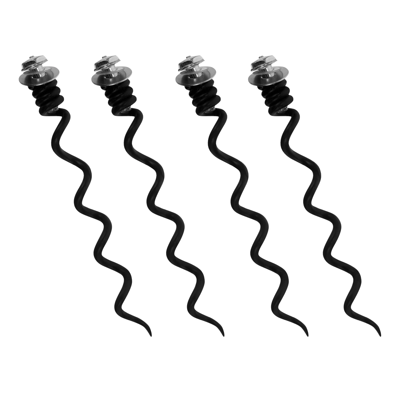 

4 Pcs Bottle Opener Steel Needle Spiral Metal Bit Replacement Corkscrew Repair for Repairing Kit