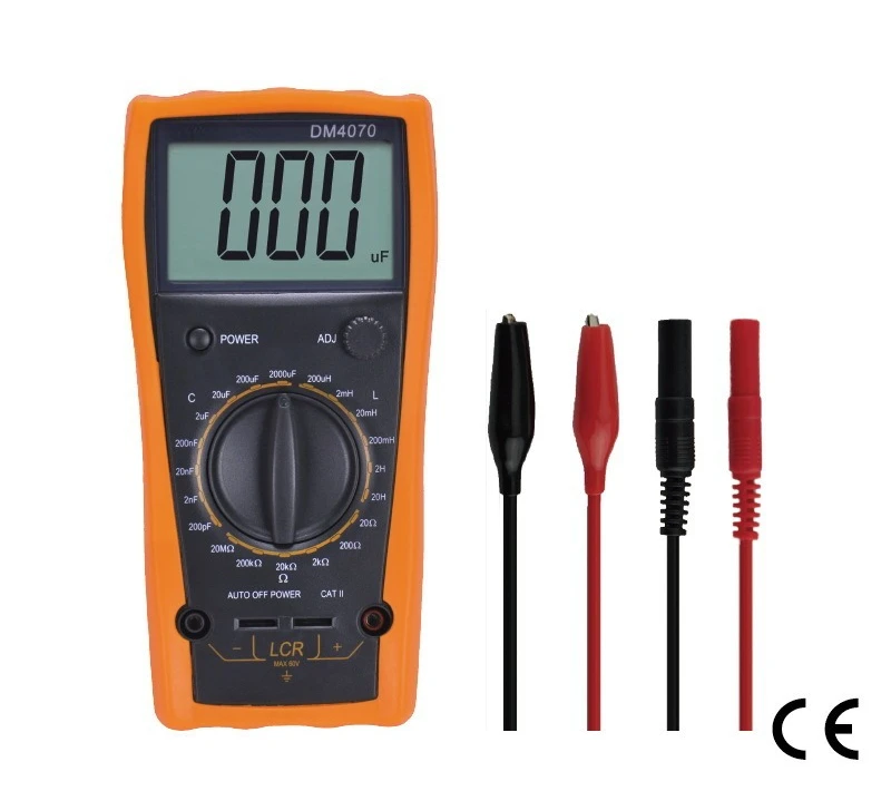 Digital Bridge DM4070 High Precision Automatic Discharge Anti-Burn Resistance Inductor Capacitance Meter LCR Tester