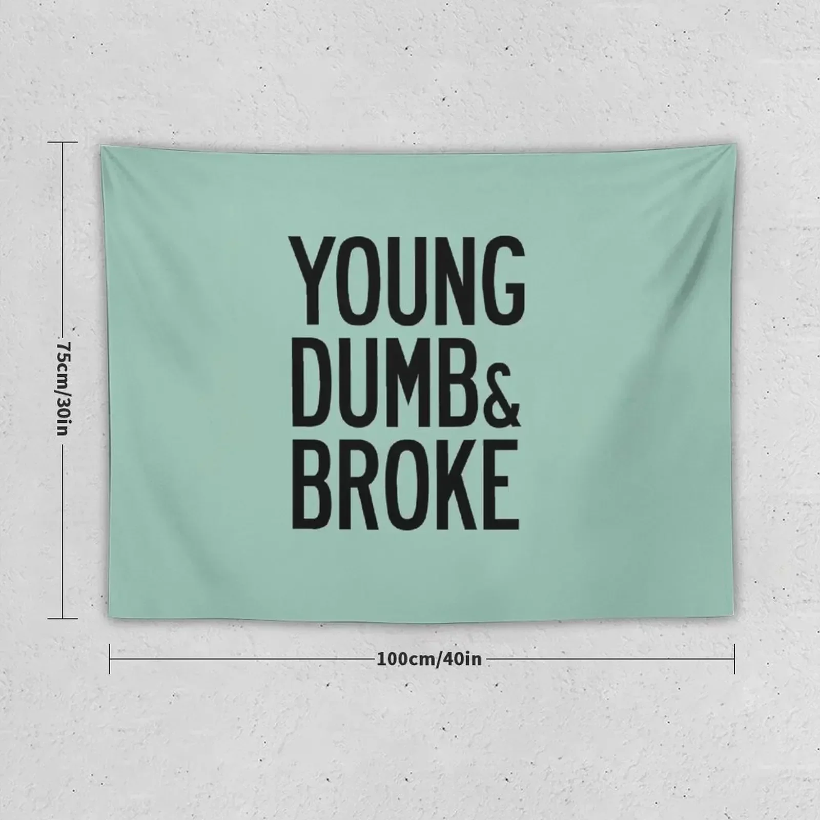 KHALID YOUNG DUMB & BROKE LYRICS Tapestry Room Decor Korean Style Things To Decorate The Room Wall Tapestries Tapestry