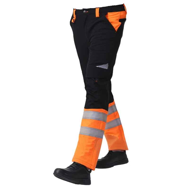 

Hi Vis Wear Resistant Work Pant Man Multi-pocket Straight Cargo Trousers Outdoor Jogging Tactical Pants Winter Casual Trousers