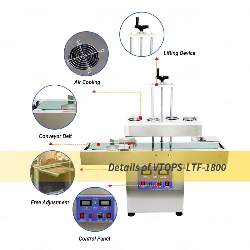 Automatic Foil Induction Sealer Aluminum Foil Sealing Machine Aluminum Foil Gasket Seal Machines