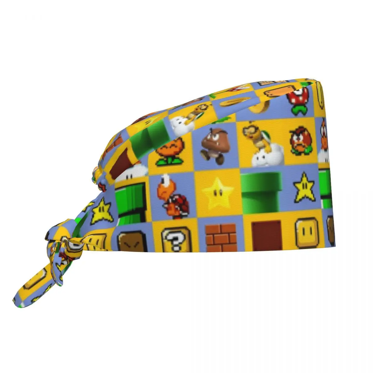 M-Marios juego de dibujos animados Scrubs sombreros operador enfermería gorra quirúrgica para hombres mujeres mascota cuidado agencia veterinario gorras de trabajo médico sombrero