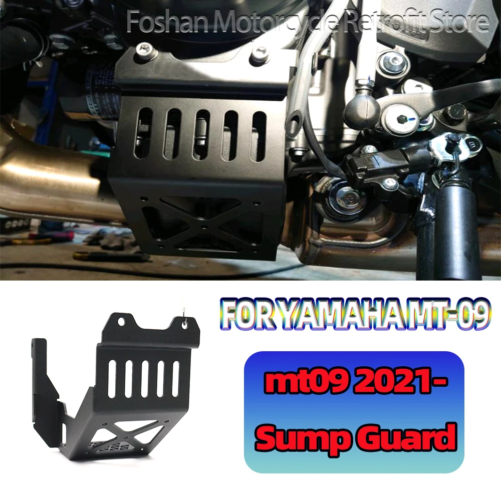 

FOR YAMAHA MT 09 2021 2022 2023 Motorcycle Accessories mt09 Engine Sump Guard installation Parts