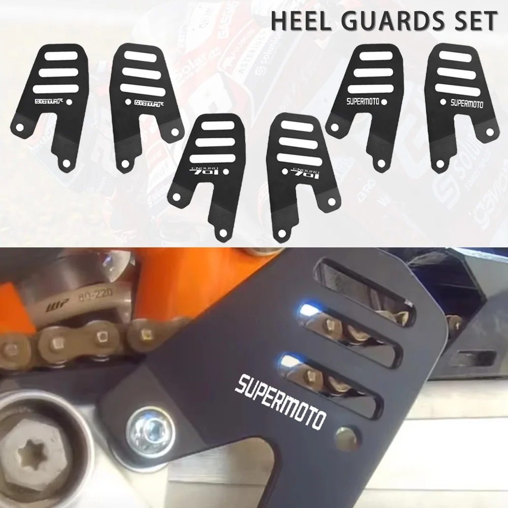 

Motorcycle Accessories Heel Protective Cover Guard For Gas Gas ES700 / SM700 2022-2023-2024-2025-2026 Heel Guards Set Aluminium