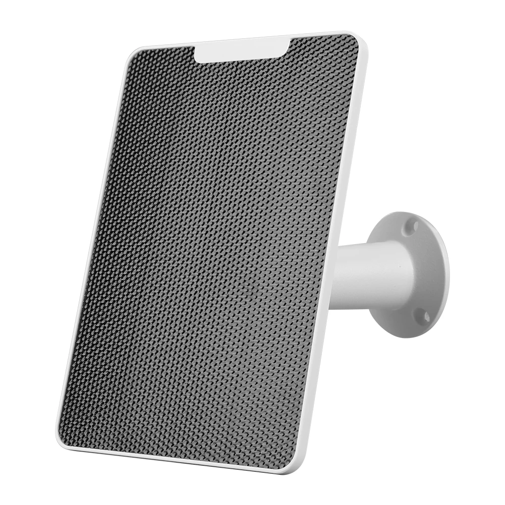 Solar Panel Charger with Rack and Screwdriver Wall Mount Solar Panels 4W 5V 360° Rotation for Google Nest Camera Outdoor Indoor