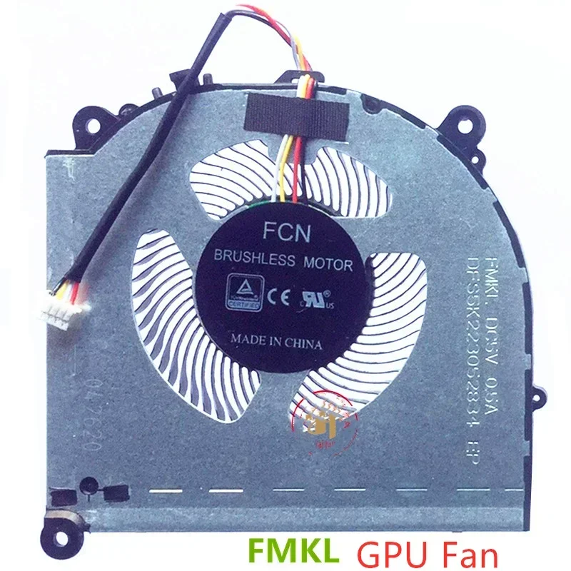 Nowy oryginalny wentylator chłodzący procesor laptopa do Clevo PC50 PC50DN2 PC70 Future Human T7M Fan FMKK DFS5K 22305283 R FMKL DFS5K 223052834