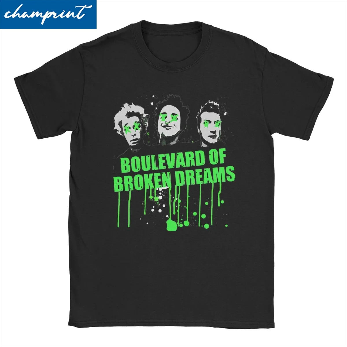 Men Women's T-Shirt Boulevard Of Broken Dreams Green Days Fashion Cotton Tee Shirt Short Sleeve Dookie Saviors Album T Shirt