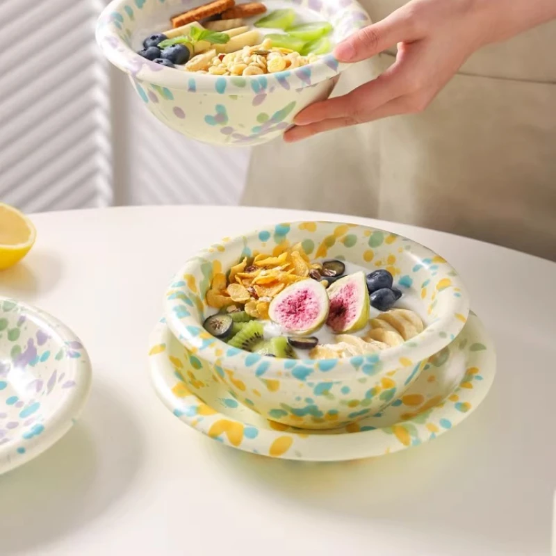 

LMM High Value Ceramic Salad Fruit Oatmeal Dessert Breakfast Bowl