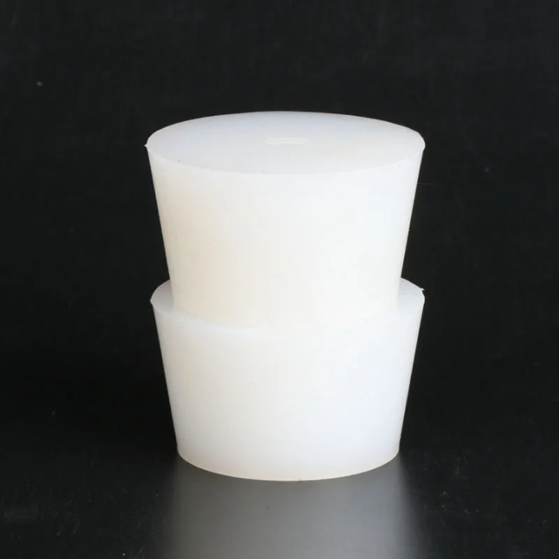 Conical Silicone Stopper Soft Plugs High Temperature Resistant For Test Tube Container Fermentation Barrel Airlock Valve Brew