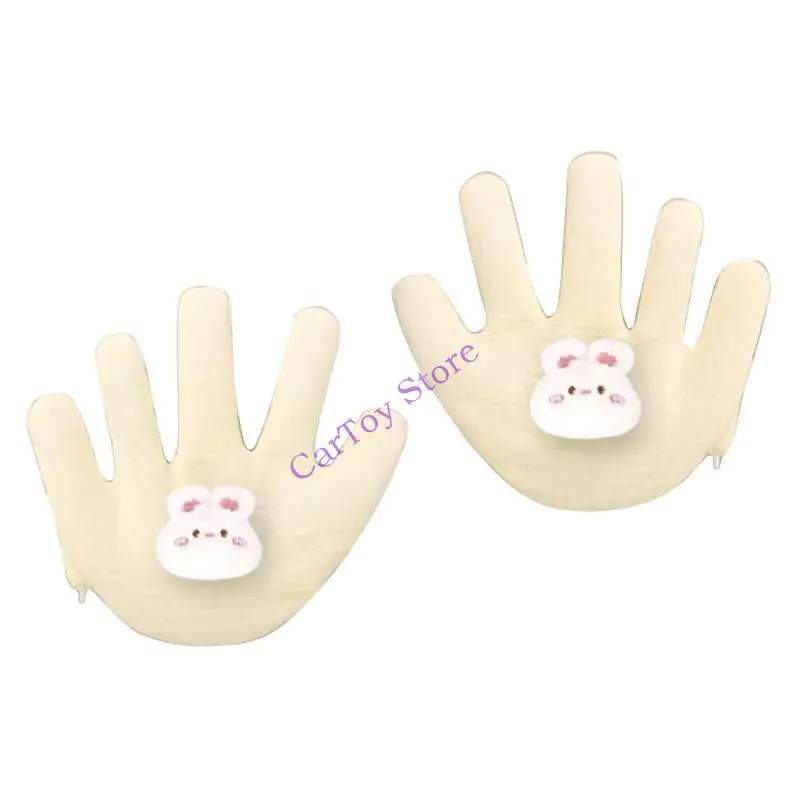 

634F Baby Soothing Hand Support Cotton Hand Cushions Rabbit Pattern Infant Soothing Toy Lovely Toy for Boy Girls Gift