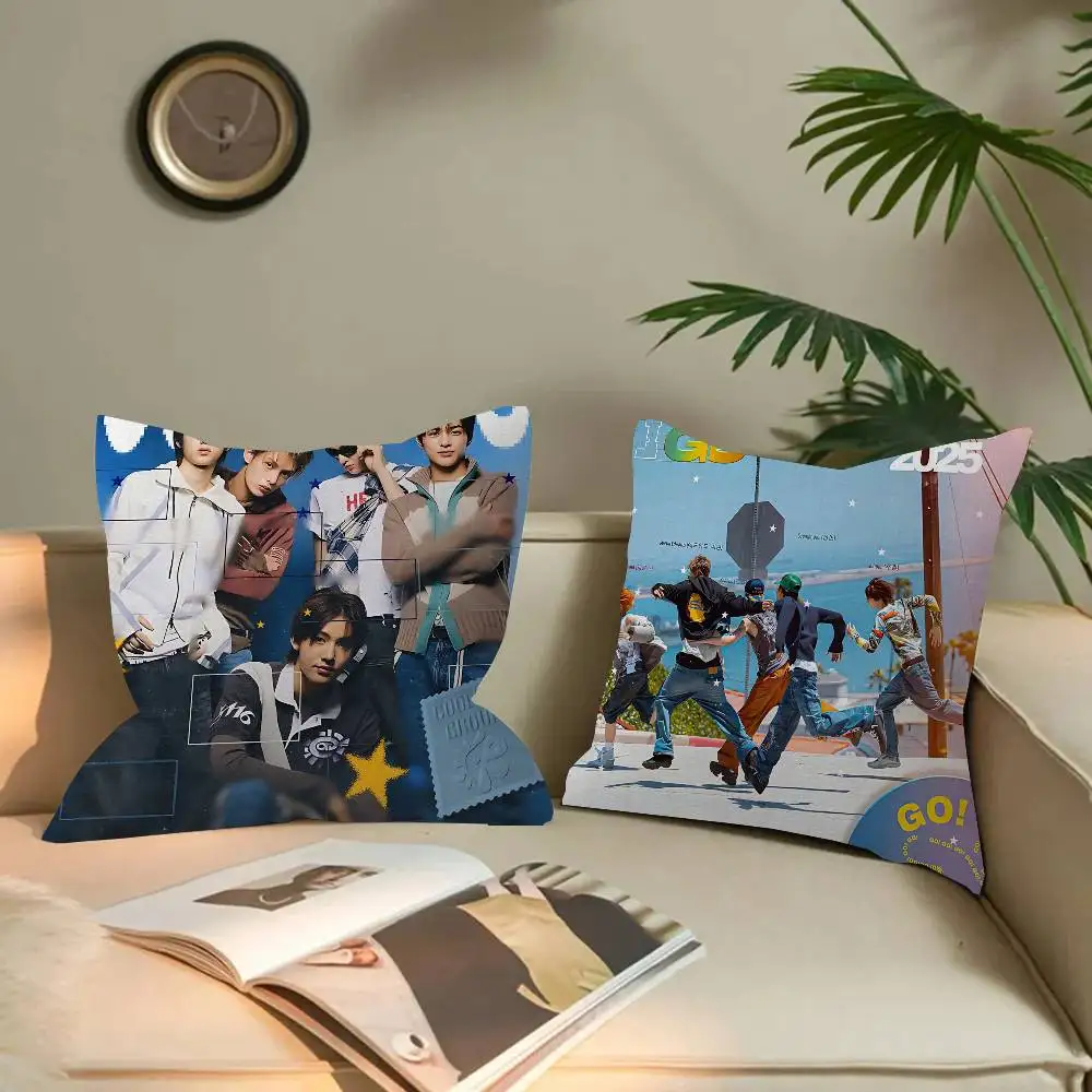 

Kpop Band Cortis Personalized picture text home decorative pillows Household Gifts 45x45cm