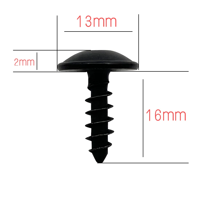 N 907 750 01 for Audi Volkswagen Blade lining fixing screws mudguard screws internal hexagonal self tapping bolts N90775001
