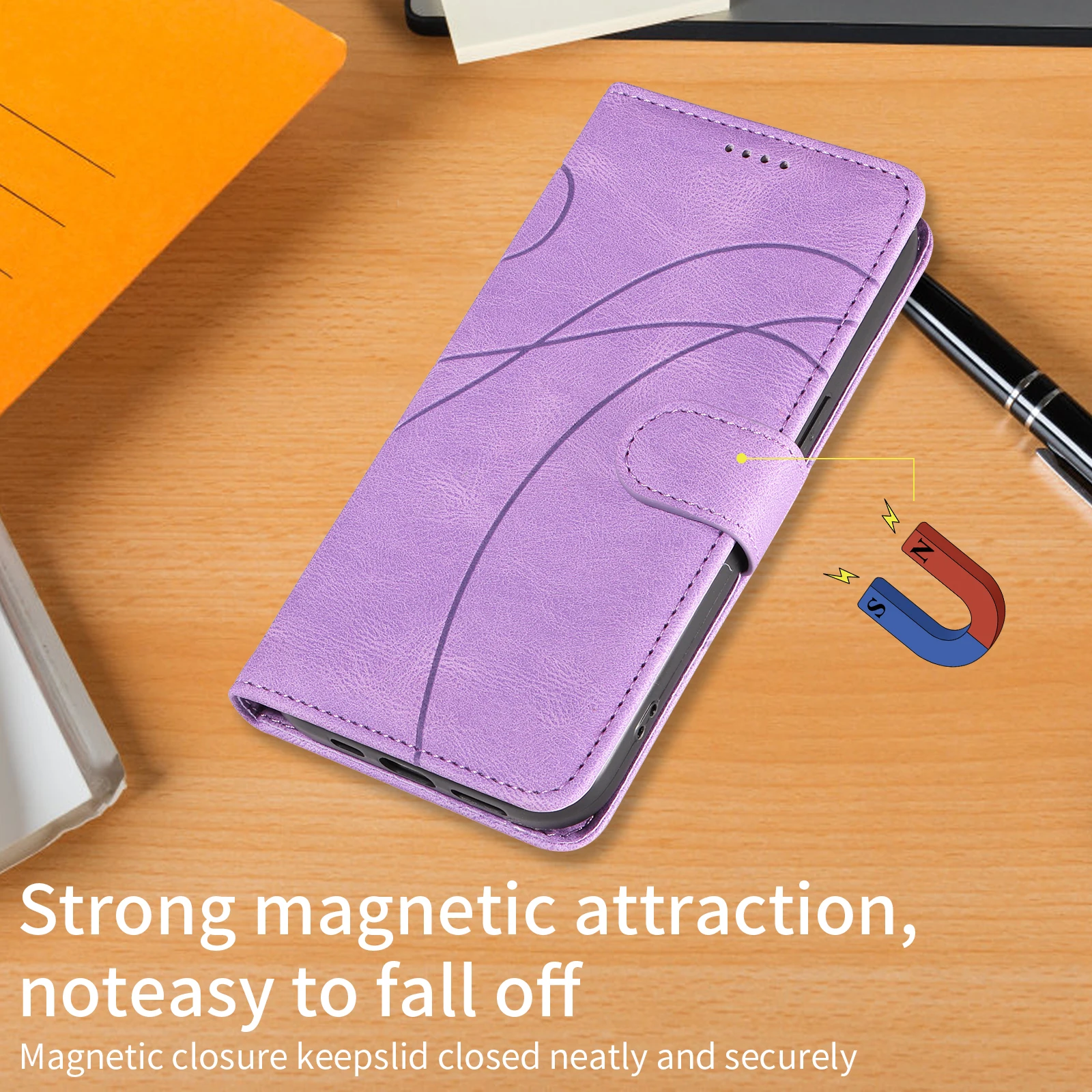 محفظة جلدية ل ممن لهم A7N A7 A5S A3 برو A1 4G A60 A58 A57S A57 A55 A54S A54 5G A40 A3S A38 A36 A18 A17 A16 A15 A12 A11 A9 #6