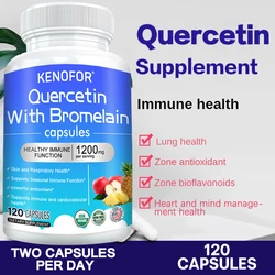 Quercetin with Bromelain - Immune Health - Supports Healthy Immune Function for Men and Women (vegetarian-safe, Gluten-free)