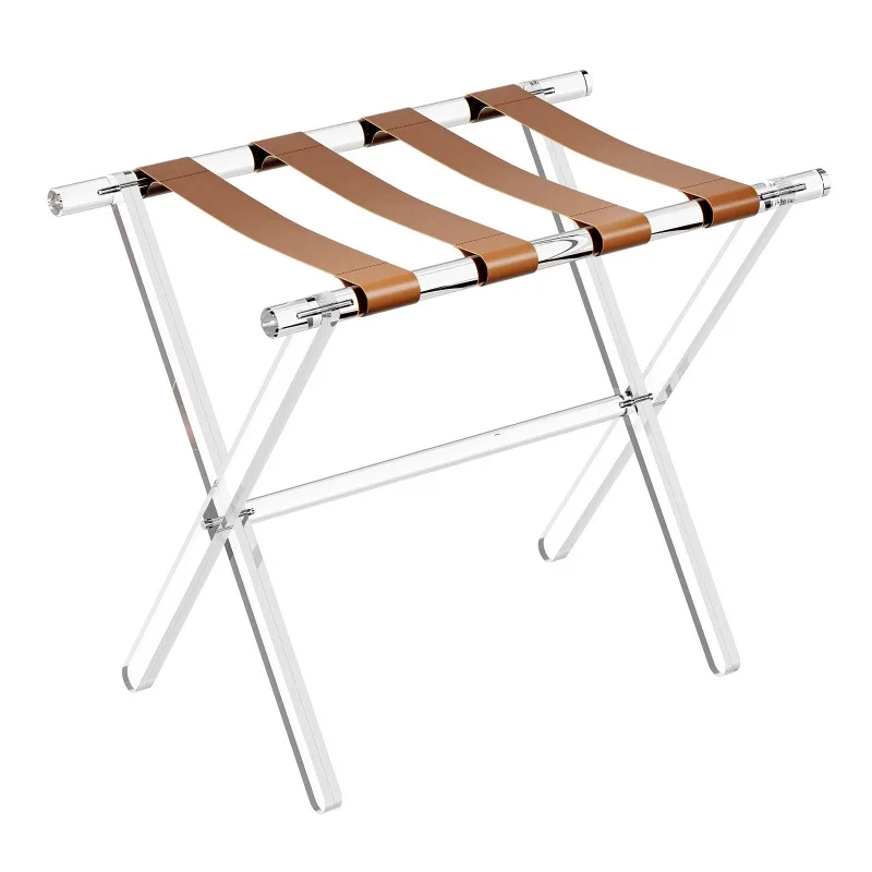 

Acrylic luggage rack transparent and foldable